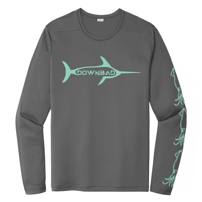 DownBad Fishing Performance Long Sleeve T-Shirt